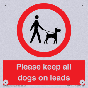 Please keep all dogs on leads